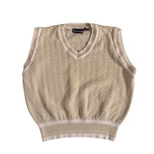 Wainscot Mint Cable Knit Vest